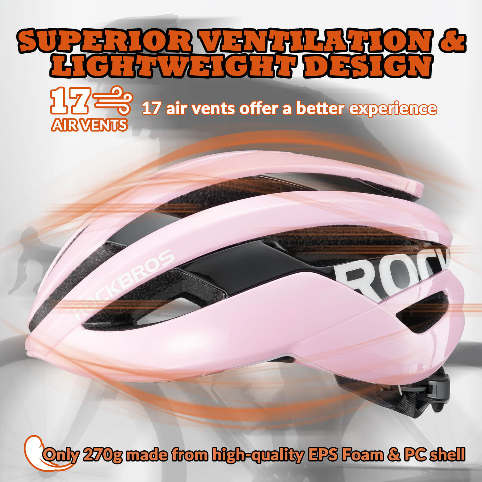 ROCKBROS LK-12 Light Cycling Helmet