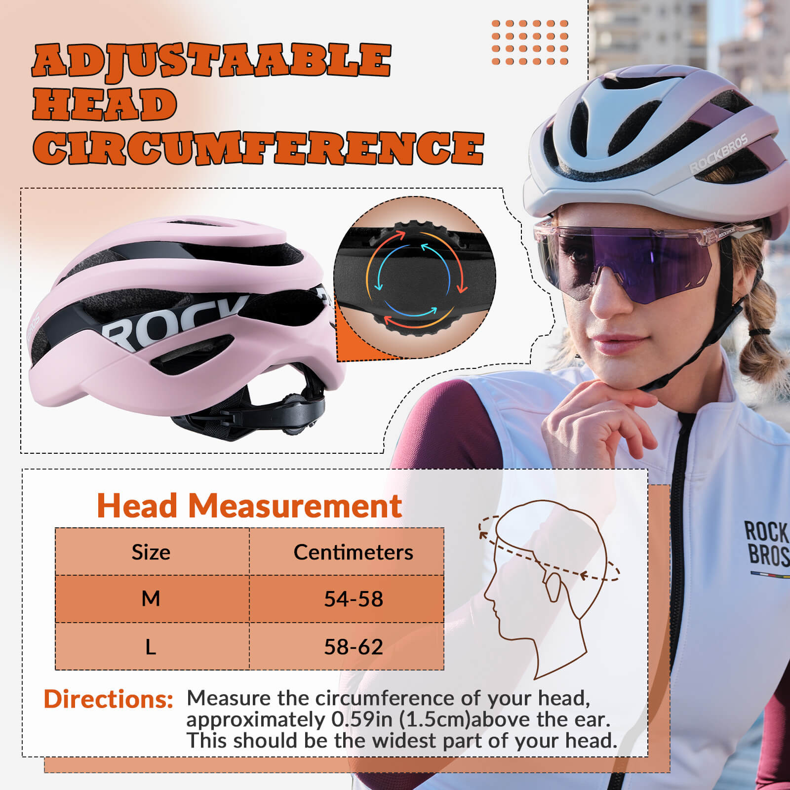 ROCKBROS LK-12 Light Cycling Helmet