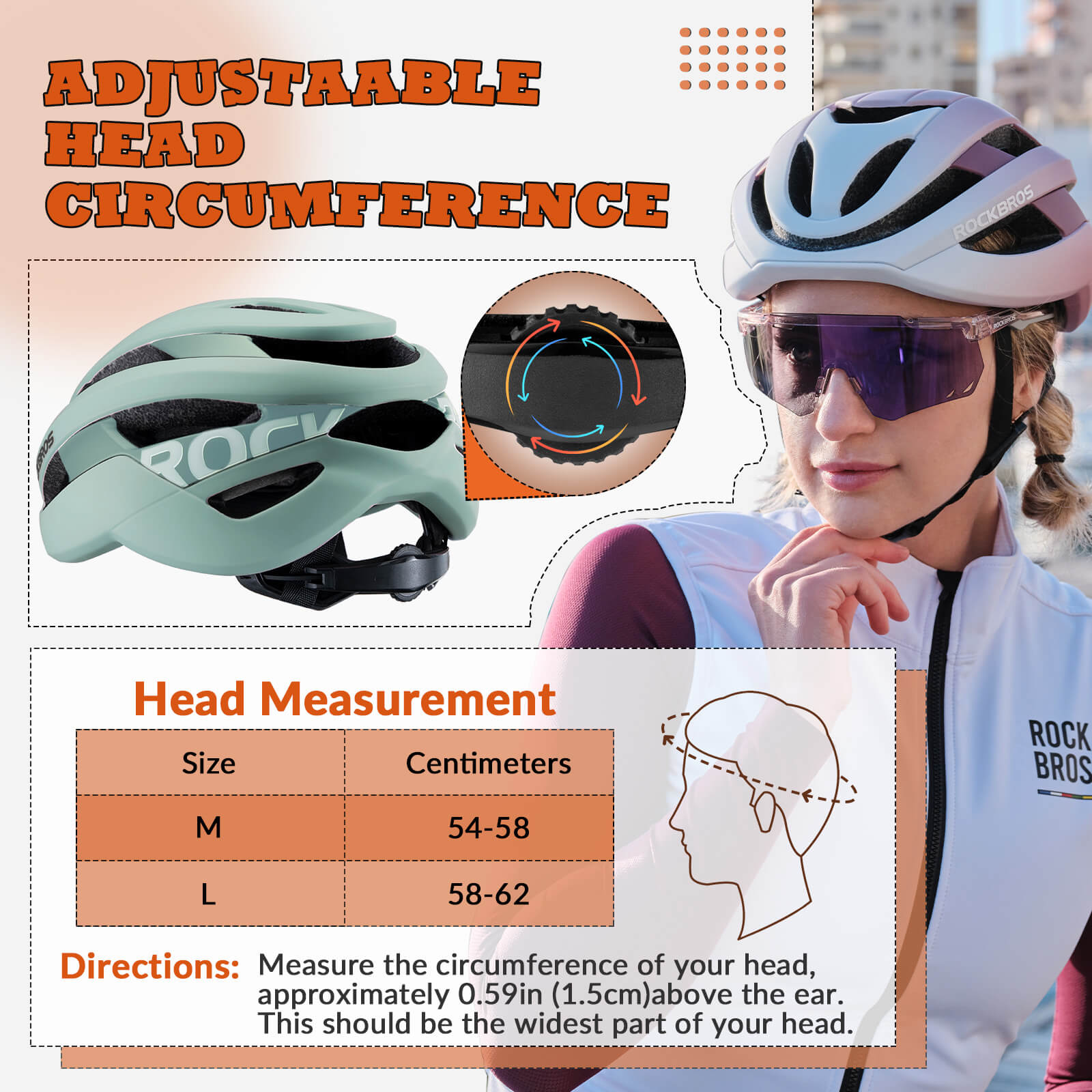 ROCKBROS LK-12 Light Cycling Helmet