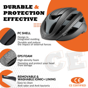 ROCKBROS LK-12 Light Cycling Helmet