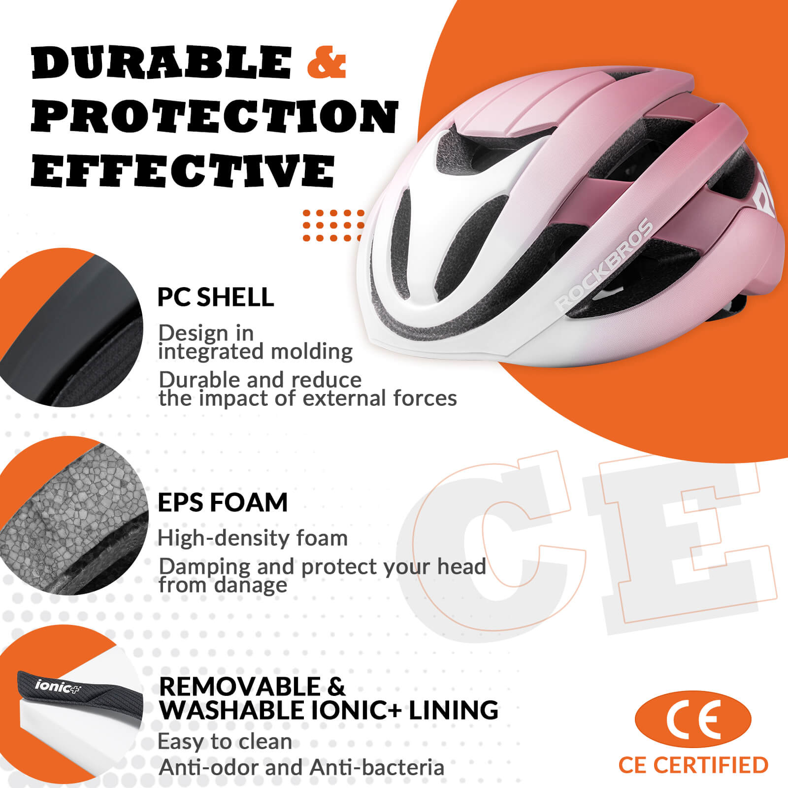 ROCKBROS LK-12 Light Cycling Helmet