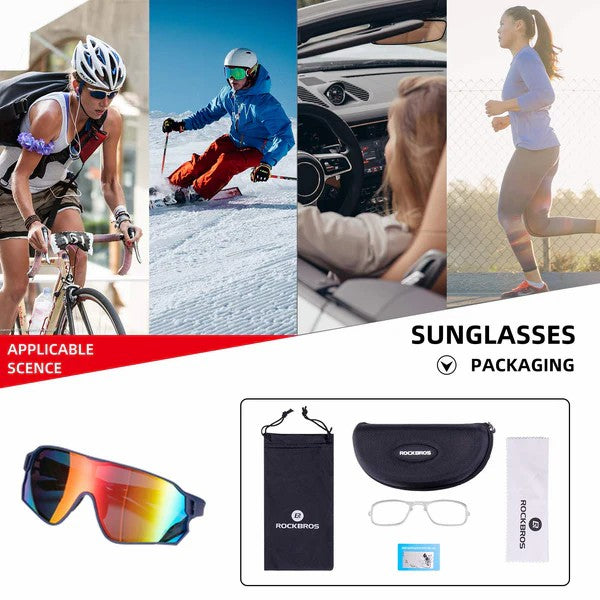 ROCKBROS UV400 Polarized Cycling Sunglasses