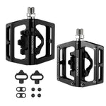 ROCKBROS Dual-Use Clipless & Flat Bike Pedals