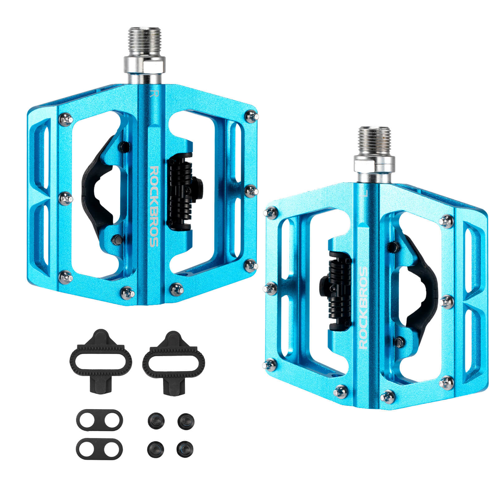 ROCKBROS Dual-Use Clipless & Flat Bike Pedals