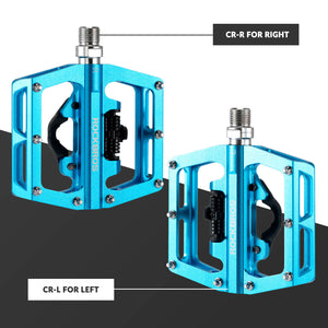ROCKBROS Dual-Use Clipless & Flat Bike Pedals