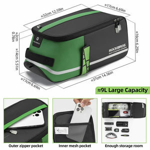 ROCKBROS 4L Multifunctional Bike Rear Rack Bag