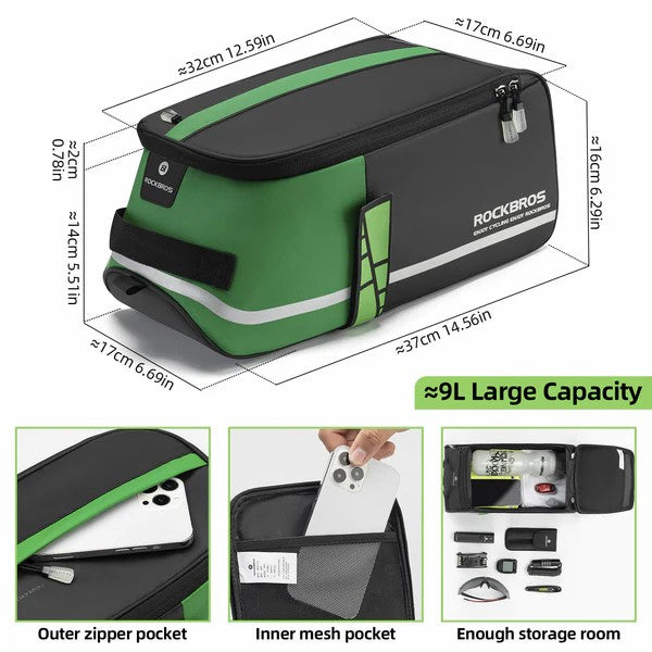 ROCKBROS 4L Multifunctional Bike Rear Rack Bag