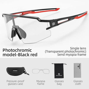 ROCKBROS Half Frame Photochromic Cycling Glasses