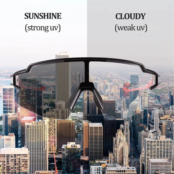 ROCKBROS Half Frame Photochromic Cycling Glasses