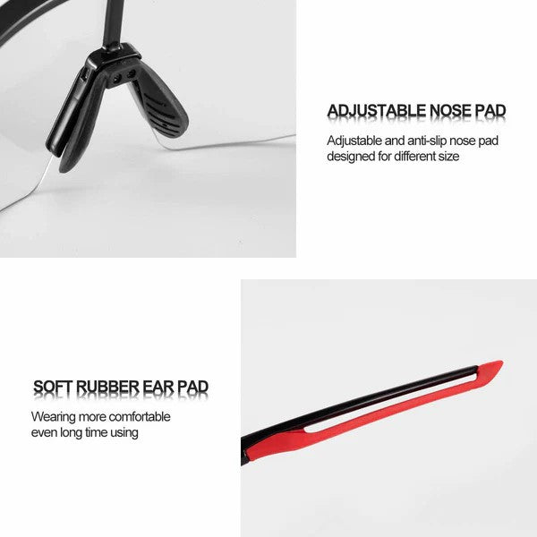 ROCKBROS Half Frame Photochromic Cycling Glasses
