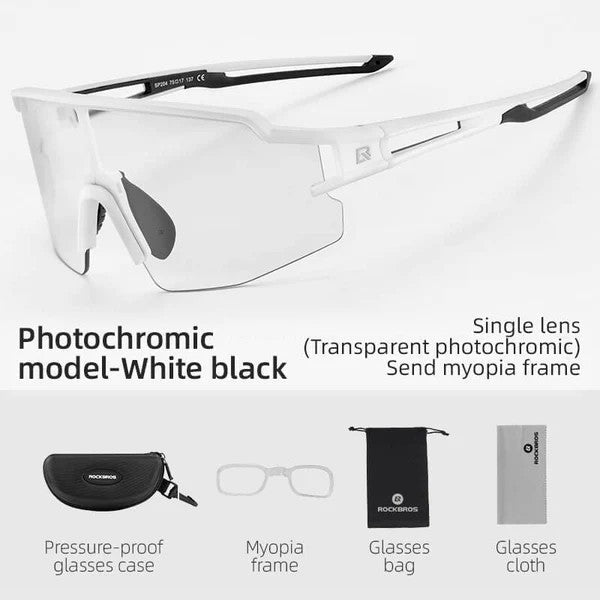 ROCKBROS Half Frame Photochromic Cycling Glasses