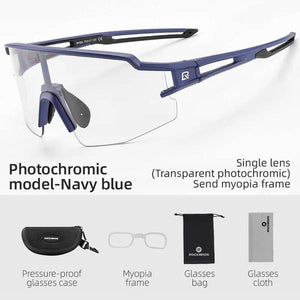 ROCKBROS Half Frame Photochromic Cycling Glasses