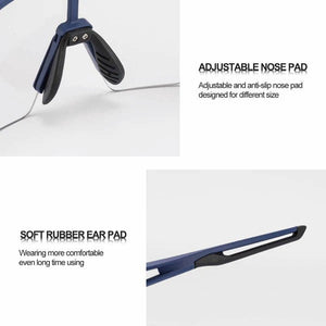 ROCKBROS Half Frame Photochromic Cycling Glasses