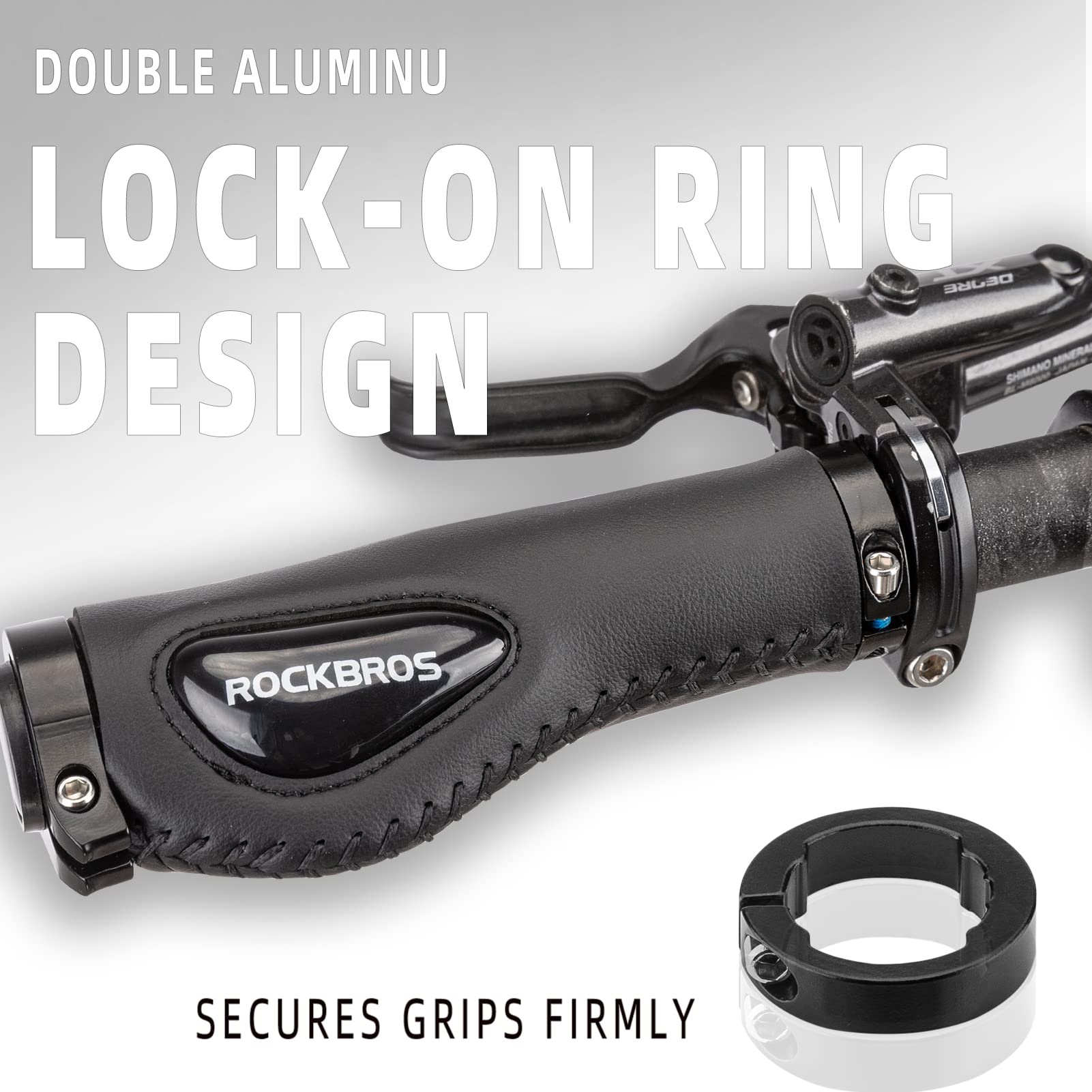 ROCKBROS Soft Gel Dual Lock Handlebar Grips