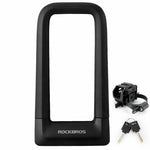 ROCKBROS Extra Thick Heavy-Duty Anti-Cut Bike U-Lock