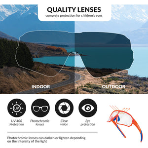 ROCKBROS UV400 Kids Photochromic Sunglasses