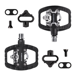 ROCKBROS Flat Half-Clip Bike Pedals