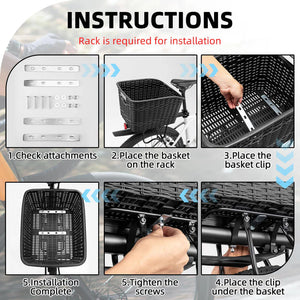 ROCKBROS 30L Lightweight Rear Rack Cargo Basket