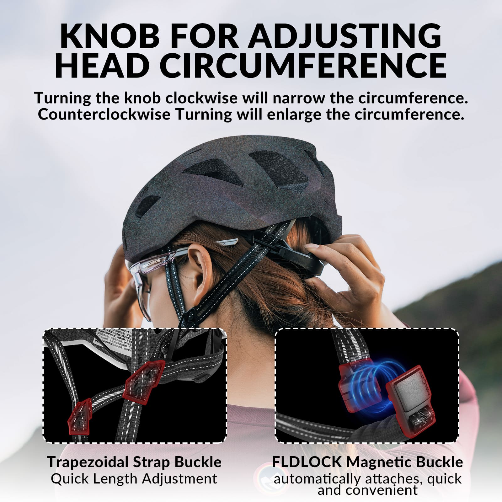 ROCKBROS LK-11 Anquetil Lightweight Road & MTB Bike Helmet