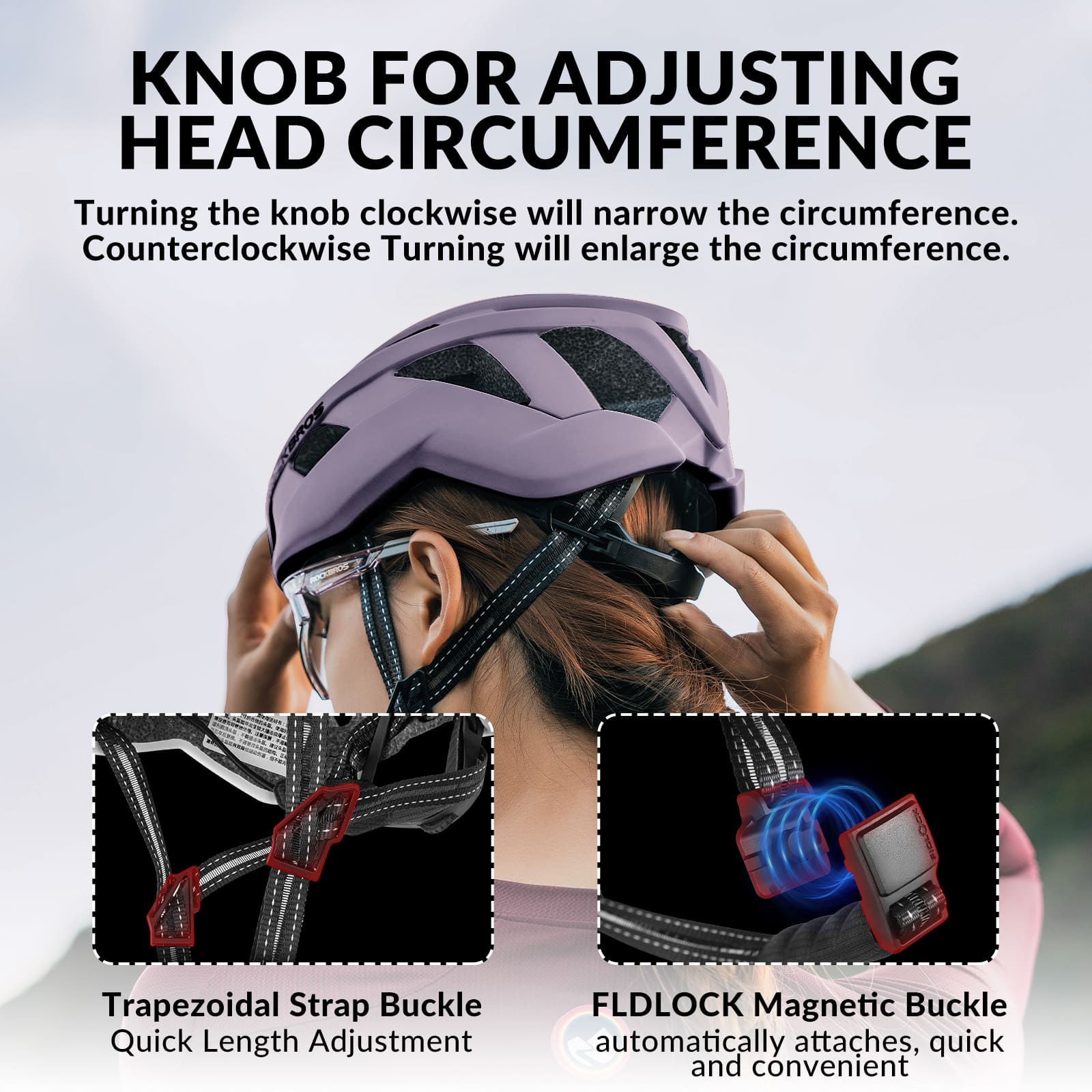 ROCKBROS LK-11 Anquetil Lightweight Road & MTB Bike Helmet