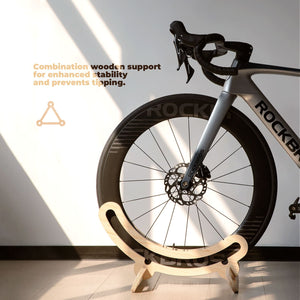 ROCKBROS Wooden Bike Stand