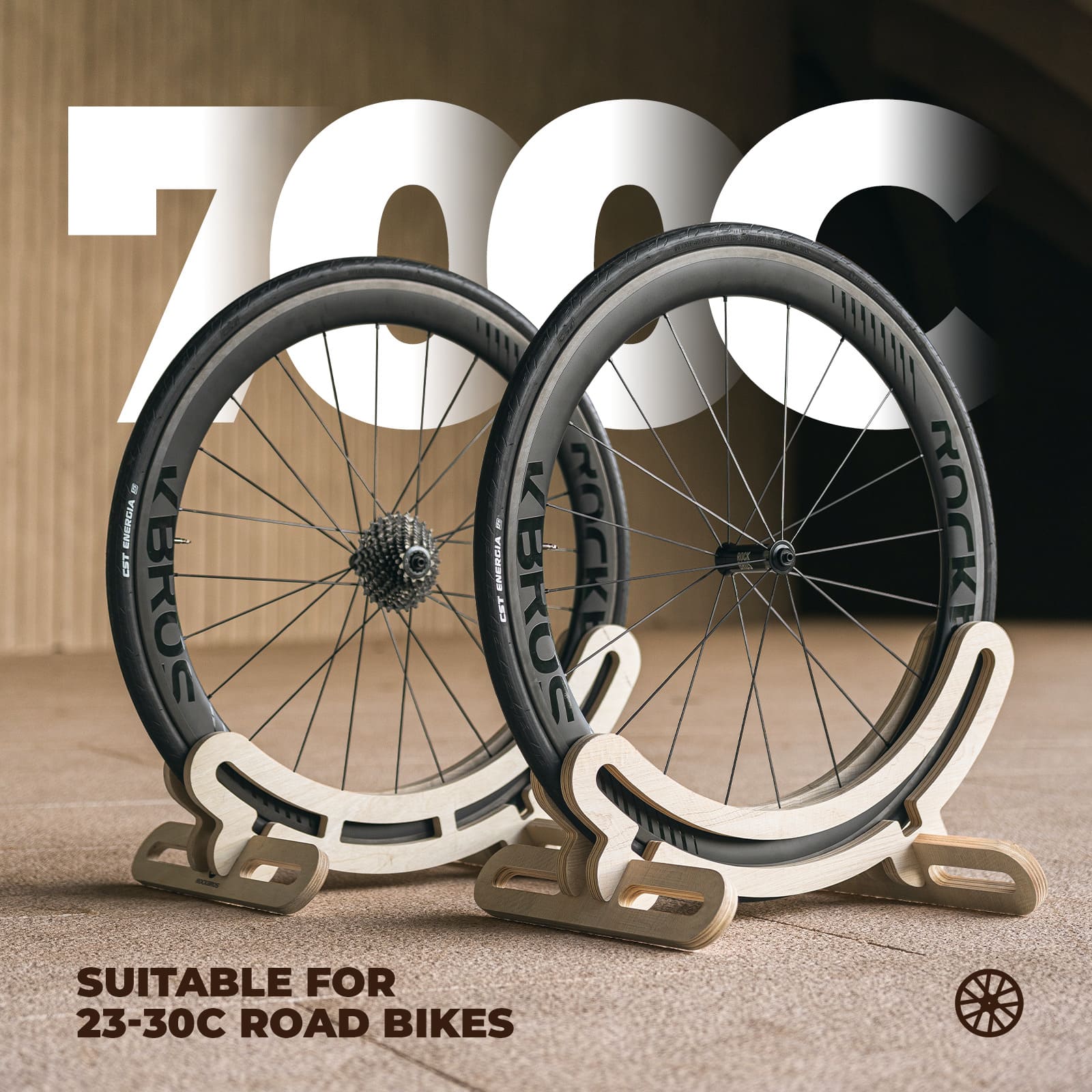 ROCKBROS Wooden Bike Stand