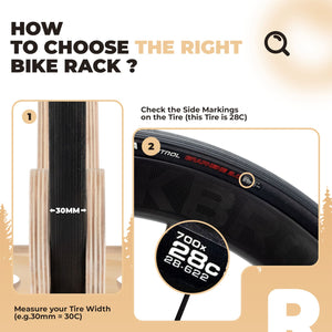 ROCKBROS Wooden Bike Stand