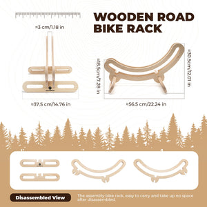 ROCKBROS Wooden Bike Stand