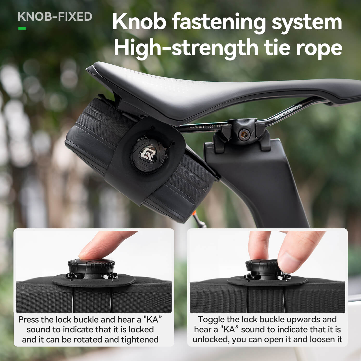 ROCKBROS Multi-Function Saddle Bag