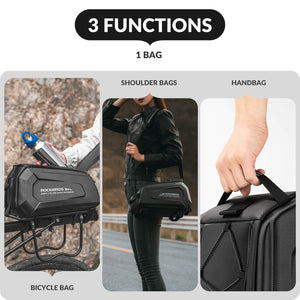 ROCKBROS 9L Hard Shell Rear Rack Trunk Bag