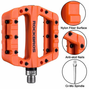 ROCKBROS Nylon High-Speed Bearing & Anti Slip Bike Pedals