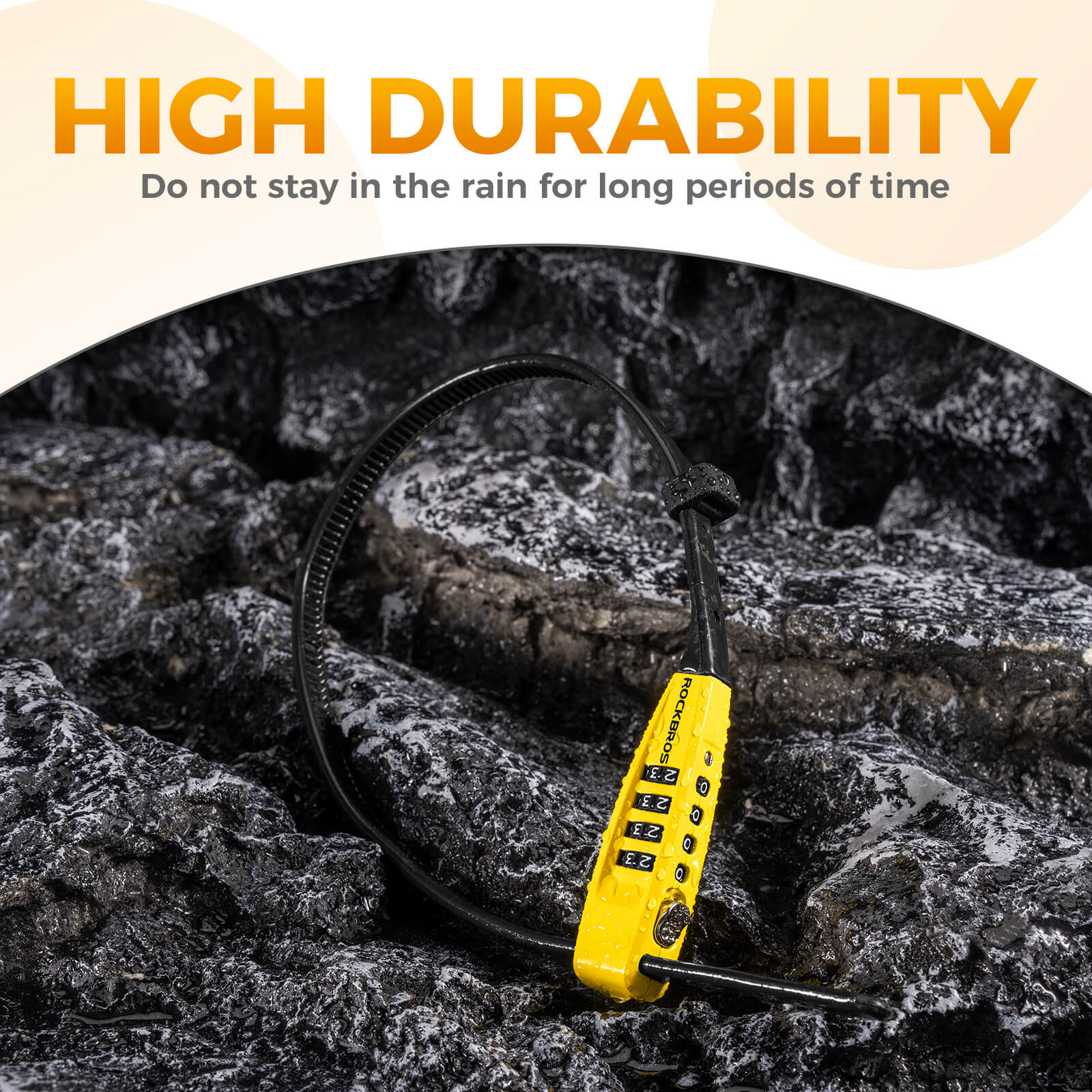ROCKBROS Combination Cable Lock