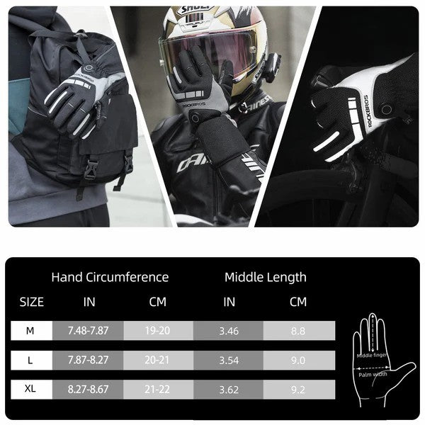 ROCKBROS Rechargeable Heated Gloves
