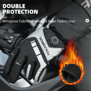 ROCKBROS Rechargeable Heated Gloves