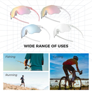ROCKBROS Rimless Photochromic Cycling Glasses