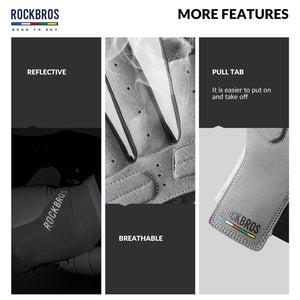 ROAD TO SKY Anti-Slip Full Finger Cycling Gloves