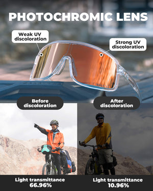 ROCKBROS SP350 Photochromic Cycling Glasses