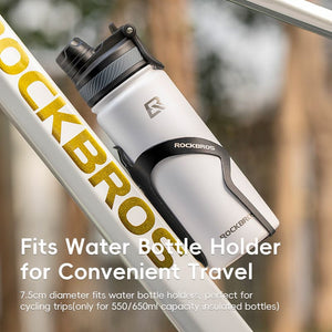 ROCKBROS Stainless Steel Insulated Water Bottle & Straw