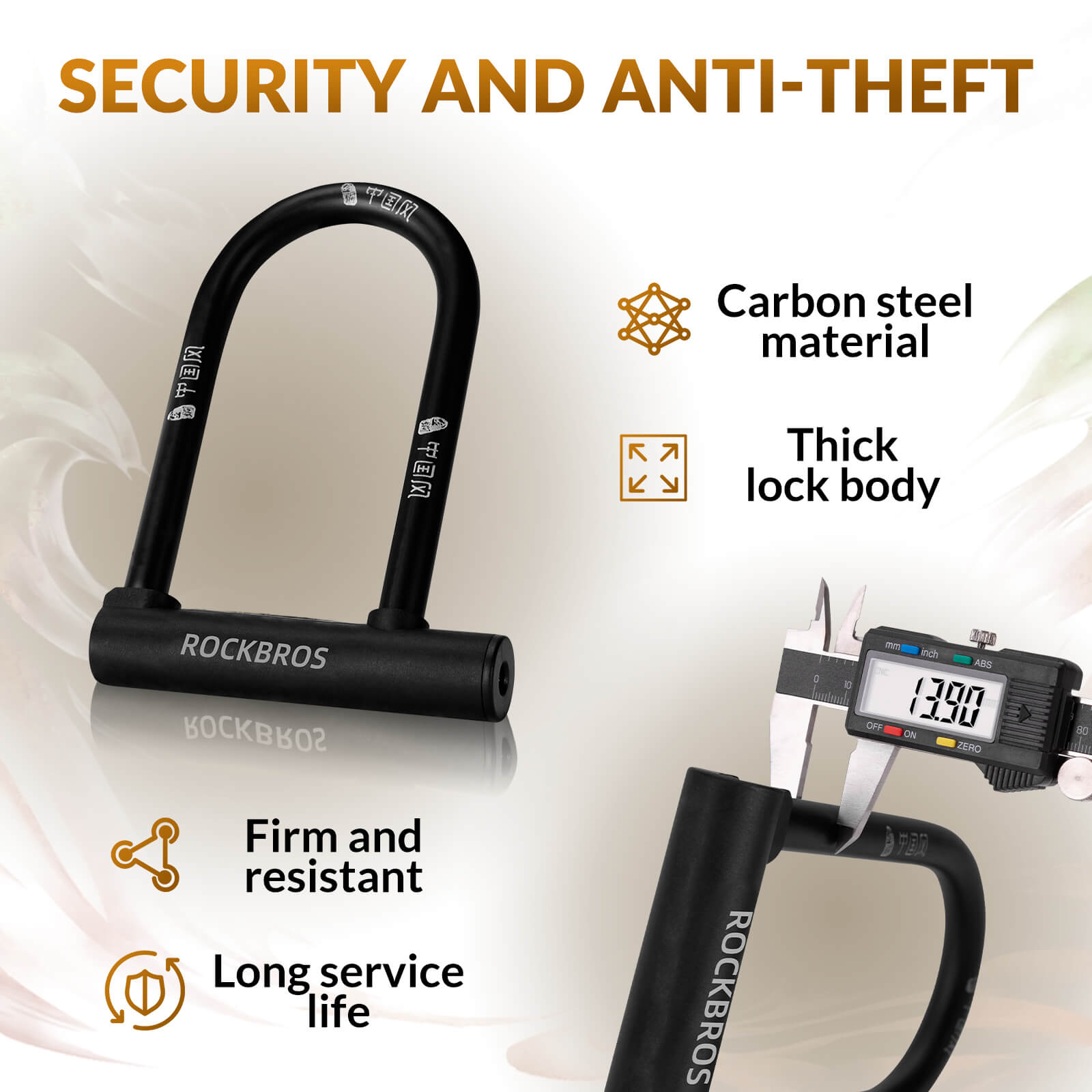 ROCKBROS U-Lock Bike Lock
