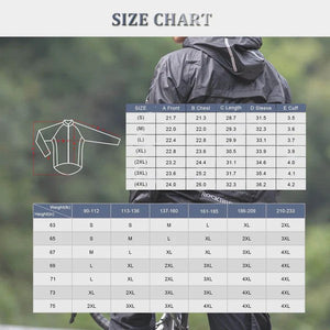 ROCKBROS Unisex Cycling Rain Jacket