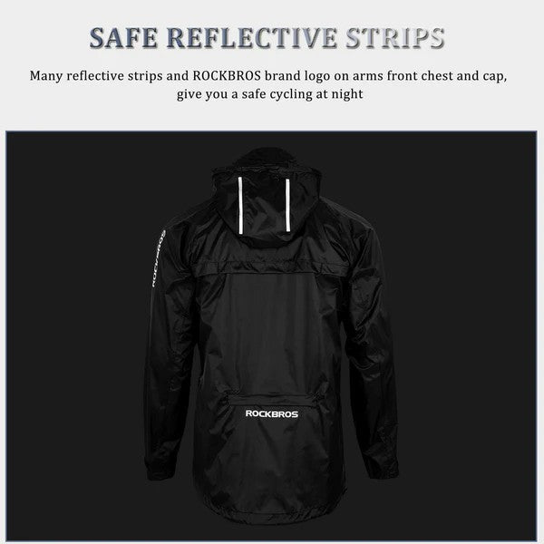 ROCKBROS Unisex Cycling Rain Jacket