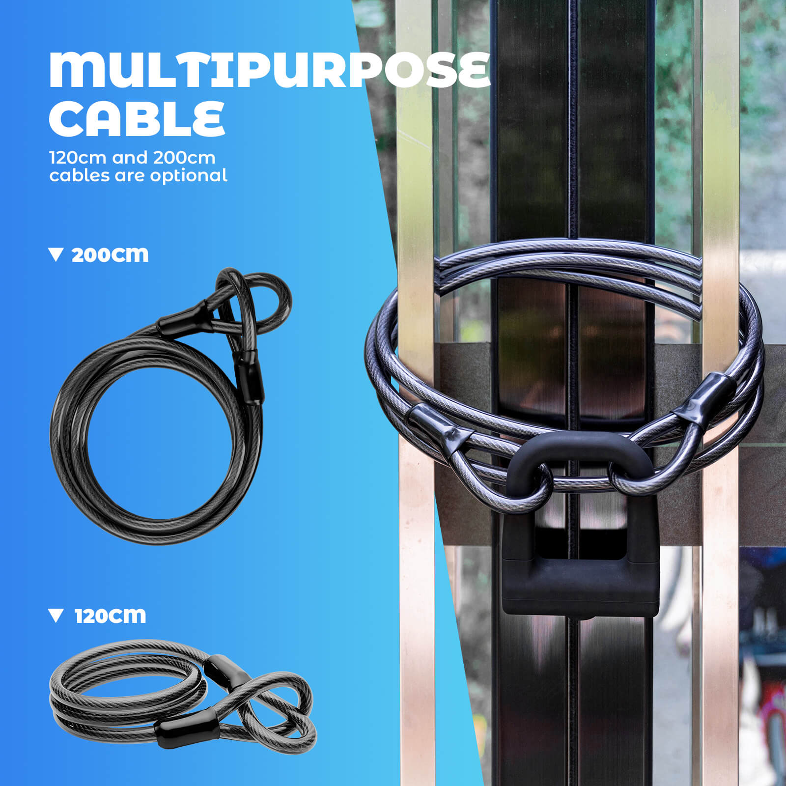 ROCKBROS Wide & Thick Bike U-Lock