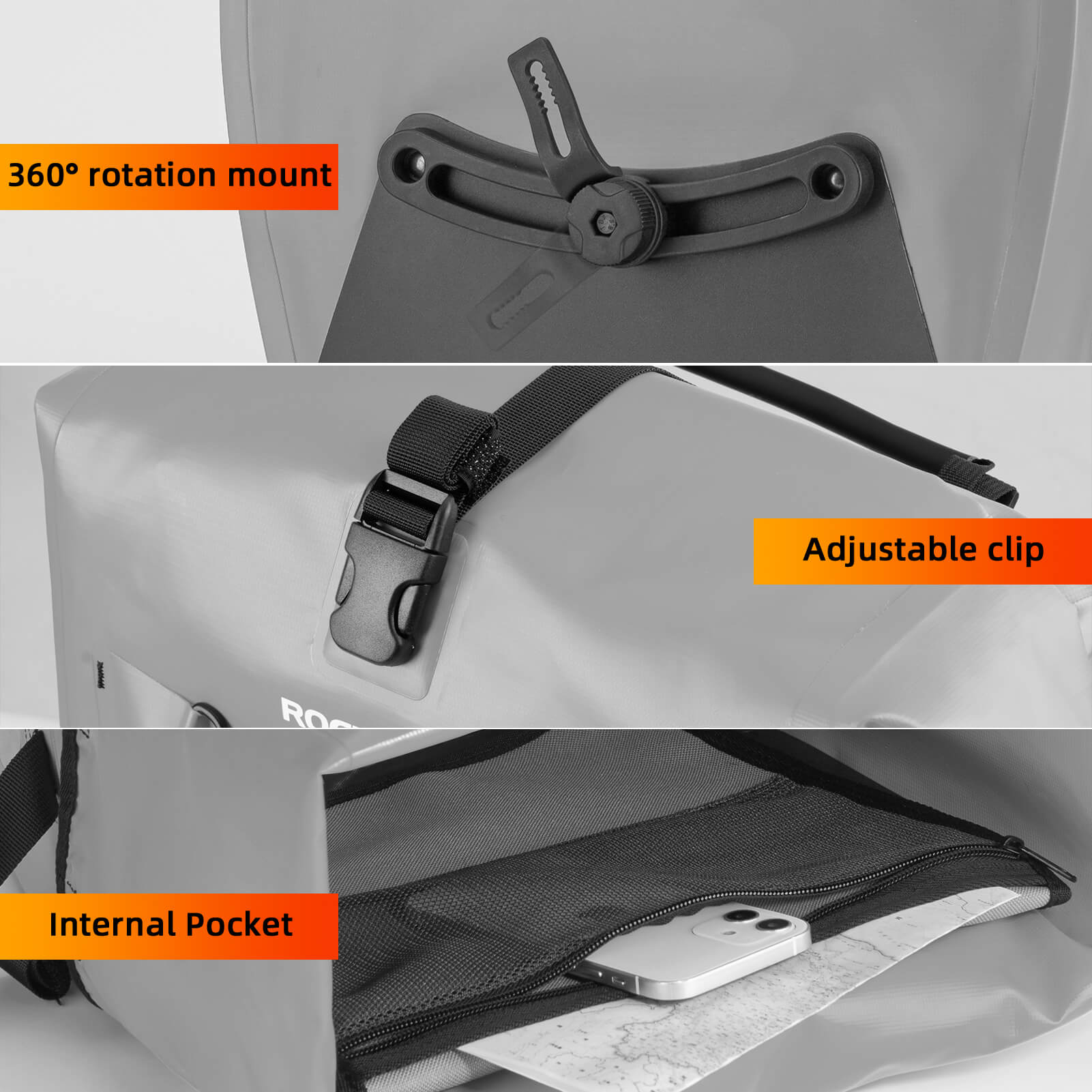 ROCKBROS 32L Waterproof Pannier