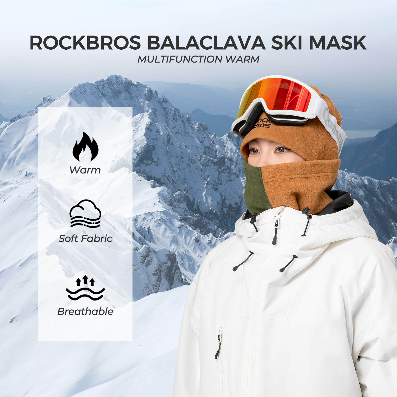 ROCKBROS Fleece Neck Gaiter