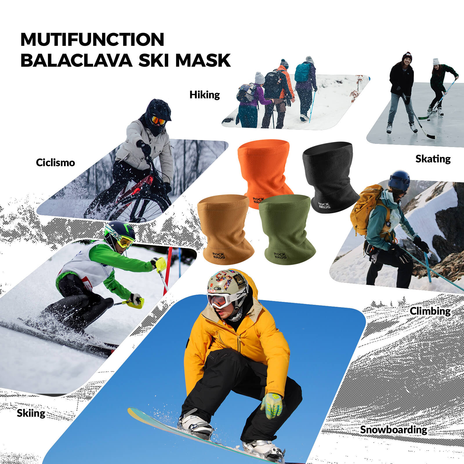 ROCKBROS Fleece Neck Gaiter