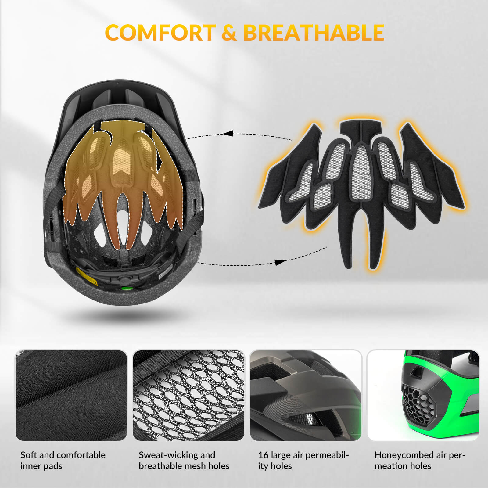 ROCKBROS TS-61 Kids Full-Face Helmet